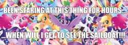 Size: 1389x489 | Tagged: safe, artist:kalecgos, derpibooru import, applejack, fluttershy, pinkie pie, princess skystar, rainbow dash, rarity, spike, twilight sparkle, twilight sparkle (alicorn), alicorn, dragon, pony, seapony (g4), my little pony: the movie, image macro, mallrats, mane seven, mane six, meme, movie