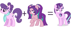 Size: 1020x431 | Tagged: safe, aria blaze, starlight glimmer, suri polomare, pony, unicorn, the cutie map, fancy mathematics