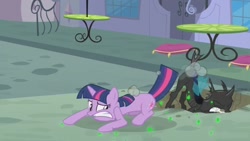 Size: 853x480 | Tagged: safe, derpibooru import, screencap, twilight sparkle, changeling, pony, unicorn, a canterlot wedding