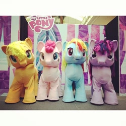 Size: 640x640 | Tagged: safe, derpibooru import, applejack, pinkie pie, rainbow dash, twilight sparkle, earth pony, pegasus, pony, clothes, costume