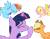 Size: 3808x3000 | Tagged: safe, artist:proponypal, derpibooru import, applejack, fluttershy, rainbow dash, twilight sparkle, earth pony, pegasus, pony, fetish, group, high res, sneezing, sneezing fetish