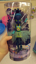 Size: 400x712 | Tagged: safe, queen chrysalis, changeling, changeling queen, equestria girls, doll, irl, photo, toy