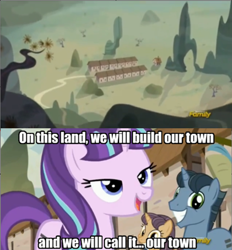 Size: 500x538 | Tagged: safe, screencap, starlight glimmer, pony, unicorn, firefly (series), image macro, meme, our town