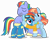 Size: 6574x5225 | Tagged: safe, artist:timeymarey007, derpibooru import, bow hothoof, rainbow dash, windy whistles, pegasus, pony, parental glideance, .svg available, absurd resolution, clothes, cute, female, goggles, hug, male, mare, rainbow dash's parents, simple background, stallion, transparent background, uniform, vector, windyhoof, wonderbolts uniform