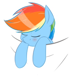 Size: 1551x1659 | Tagged: safe, artist:lrusu, derpibooru import, rainbow dash, pegasus, pony, cute, dashabetes, pocket pony, simple background, sleeping, solo, transparent background