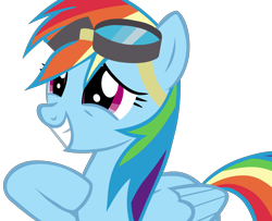 Size: 5920x4800 | Tagged: safe, artist:frownfactory, derpibooru import, rainbow dash, pegasus, pony, parental glideance, absurd resolution, cute, dashabetes, female, goggles, simple background, solo, transparent background, vector