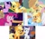 Size: 1152x1024 | Tagged: safe, derpibooru import, edit, edited screencap, screencap, apple cider (character), apple cobbler, applejack, fluttershy, pinkie pie, rainbow dash, rarity, twilight sparkle, earth pony, pegasus, pony, unicorn, dragonshy, friendship is magic, made in manehattan, rainbow falls, apple family member, hoof in mouth, hoofjack, mane six