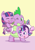 Size: 883x1248 | Tagged: safe, artist:artiecanvas, spike, starlight glimmer, twilight sparkle, twilight sparkle (alicorn), alicorn, dragon, pony, age regression, baby, baby pony, babylight glimmer, babylight sparkle, babysitting, diaper, female, foal, mare, poofy diaper, younger