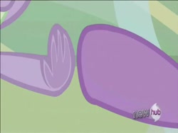 Size: 384x288 | Tagged: safe, derpibooru import, screencap, spike, twilight sparkle, dragon, magic duel, glass