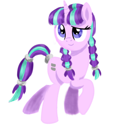 Size: 520x578 | Tagged: safe, artist:paking pie, edit, starlight glimmer, recolor, solo