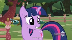 Size: 1920x1080 | Tagged: safe, derpibooru import, screencap, twilight sparkle, magic duel, youcap dump, youtube caption