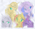 Size: 600x500 | Tagged: dead source, safe, artist:loyaldis, princess golden light, princess silver swirl, rarity, sunset shimmer, twilight sparkle, twilight sparkle (alicorn), alicorn, pony, unicorn, g2