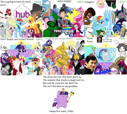 Size: 2388x2143 | Tagged: safe, artist:hitandruncolorfag, applejack, derpy hooves, discord, fluttershy, lord tirek, midnight sparkle, pinkie pie, princess celestia, rainbow dash, rarity, sci-twi, señor huevos, starlight glimmer, twilight sparkle, twilight sparkle (alicorn), whoa nelly, oc, oc:anon, oc:fausticorn, oc:tracy cage, alicorn, bat pony, canterlot boutique, equestria girls, friendship games, make new friends but keep discord, rainbow rocks, the cutie map, twilight's kingdom, /co/nrad, /mlp/, 4chan cup, christopher poole, crossover, dan vs, doctor eggman, equestria girls logo, jackie chan, m.a. larson, mane six, mlp fim's fifth anniversary, moot, niblet, rainbow power, scruffy, secret butt fun, sonic the hedgehog (series), the hub, the ride never ends, tumblr, twilight scepter, warhammer (game), warhammer 40k