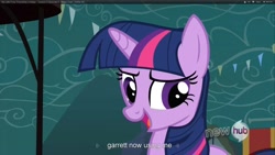 Size: 1920x1080 | Tagged: safe, derpibooru import, screencap, twilight sparkle, magic duel, youcap dump, youtube caption