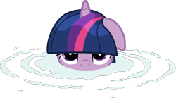 Size: 9941x5511 | Tagged: safe, artist:birthofthepheonix, derpibooru import, twilight sparkle, pony, unicorn, magic duel, absurd resolution, female, floppy ears, mare, simple background, solo, transparent background, vector, wet mane