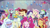 Size: 1920x1080 | Tagged: safe, derpibooru import, screencap, applejack, fluttershy, lemon zest, pinkie pie, rainbow dash, rarity, sci-twi, sour sweet, sugarcoat, sunny flare, sunset shimmer, twilight sparkle, dance magic, equestria girls, spoiler:eqg specials, armpits, clothes, cute, eyes closed, female, glasses, hat, headphones, open mouth, ponied up, rapper dash, scitwilicorn, shoes, skirt, smiling, teletoon, tutu