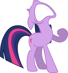 Size: 3723x4000 | Tagged: safe, artist:thorinair, derpibooru import, twilight sparkle, pony, unicorn, female, frown, mare, open mouth, raised hoof, simple background, solo, transparent background