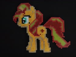 Size: 4000x3000 | Tagged: safe, artist:lovellschibichara, sunset shimmer, pony, perler beads, photo, solo