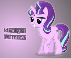 Size: 979x816 | Tagged: safe, artist:soft-bite, starlight glimmer, pony, unicorn, female, horn, mare, two toned mane