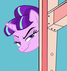 Size: 565x598 | Tagged: safe, starlight glimmer, pony, unicorn, the cutie re-mark, exploitable meme, meme, smug, smuglight glimmer, that fucking cat, tom and jerry, welcome home twilight