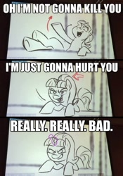 Size: 640x916 | Tagged: safe, artist:steghost, starlight glimmer, pony, unicorn, the cutie re-mark, animatic, dc comics, parody, san diego comic con, scene interpretation, scene parody, sdcc 2015, suicide squad, the joker