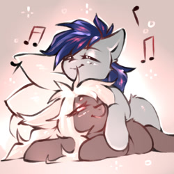 Size: 1000x1000 | Tagged: safe, artist:dogihotdogi, oc, oc:sugar boy, pony, cute, music notes