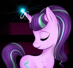 Size: 624x586 | Tagged: safe, artist:twilight7070, starlight glimmer, pony, unicorn, the cutie re-mark, crying, eyes closed, solo