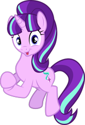 Size: 1844x2702 | Tagged: safe, artist:xebck, starlight glimmer, pony, unicorn, the cutie re-mark, clapping, dat face, faic, implied twilight sparkle, offscreen character, open mouth, simple background, solo, starlight says bravo, transparent background, vector