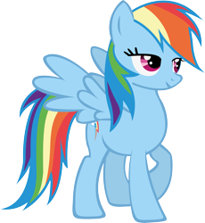 Size: 5336x5808 | Tagged: dead source, safe, artist:waranto, derpibooru import, rainbow dash, pegasus, pony, absurd resolution, bedroom eyes, female, mare, simple background, solo, transparent background, vector