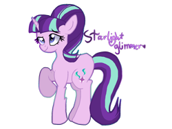 Size: 1024x768 | Tagged: safe, artist:bronycrafterqueen, starlight glimmer, pony, unicorn, female, horn, mare, simple background, solo, transparent background, two toned mane