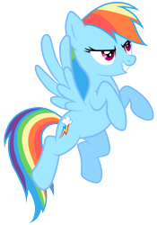 Size: 3493x5000 | Tagged: safe, artist:jennieoo, derpibooru import, rainbow dash, pegasus, pony, the ticket master, absurd resolution, female, mare, simple background, solo, transparent background, vector, vector trace