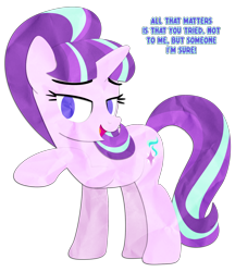 Size: 1250x1450 | Tagged: safe, artist:narflarg, starlight glimmer, pony, unicorn, female, horn, mare, simple background, solo, transparent background, two toned mane