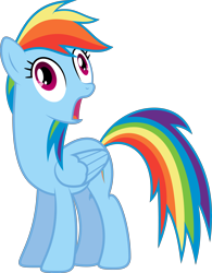 Size: 4680x6000 | Tagged: safe, artist:hourglass-vectors, derpibooru import, rainbow dash, pegasus, pony, rainbow falls, .svg available, absurd resolution, female, inkscape, mare, ponyscape, simple background, solo, transparent background, vector, vector trace