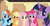 Size: 1366x703 | Tagged: safe, derpibooru import, applejack, fluttershy, pinkie pie, rainbow dash, rarity, twilight sparkle, twilight sparkle (alicorn), alicorn, earth pony, pegasus, pony, unicorn, rarity takes manehattan, season 4, female, hub logo, mane six, mare, twiface, wrong neighborhood