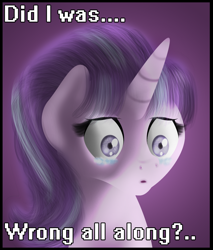 Size: 994x1165 | Tagged: safe, artist:ivacatherianoid, starlight glimmer, pony, unicorn, the cutie re-mark, engrish, grammar error, solo