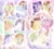 Size: 2788x2485 | Tagged: safe, artist:ptitemouette, derpibooru import, applejack, cheese sandwich, fluttershy, pinkie pie, rainbow dash, rarity, spike, starlight glimmer, sunburst, sunset shimmer, thorax, twilight sparkle, twilight sparkle (alicorn), alicorn, changedling, changeling, dragon, earth pony, pegasus, pony, unicorn, blushing, cheesepie, female, flutterdash, gay, heart, king thorax, lesbian, male, rarijack, shipping, starburst, straight, sunsetsparkle, thoraxspike, traditional art