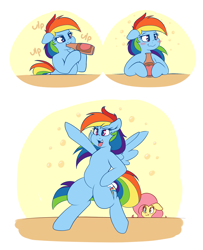 Size: 4000x4920 | Tagged: safe, artist:graphene, fluttershy, rainbow dash, pegasus, pony, absurd resolution, bottle, cute, dashabetes, drinking, drunk, drunker dash, duo, female, floppy ears, mare, smiling, table