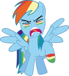 Size: 873x954 | Tagged: safe, artist:stratmlp, derpibooru import, rainbow dash, pegasus, pony, dragonshy, female, mare, simple background, solo, transparent background, vector, vector trace