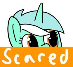 Size: 2170x1992 | Tagged: safe, artist:czu, lyra heartstrings, pony, meme, scared, tony kornheiser