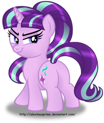 Size: 1024x1216 | Tagged: safe, artist:aleximusprime, part of a set, starlight glimmer, pony, unicorn, backwards cutie mark, plot, simple background, solo, transparent background