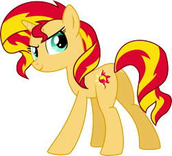 Size: 6570x6000 | Tagged: safe, artist:givralix, sunset shimmer, pony, unicorn, absurd resolution, plot, simple background, solo, transparent background, vector