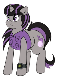 Size: 808x1096 | Tagged: safe, artist:graphene, oc, oc only, oc:magna-save, pony, unicorn, clothes, reference, simple background, solo, transparent background