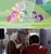 Size: 500x531 | Tagged: safe, derpibooru import, screencap, applejack, fluttershy, pinkie pie, rainbow dash, rarity, spike, twilight sparkle, dragon, earth pony, pegasus, pony, unicorn, magic duel, comparison, i have been and always shall be your friend, james t kirk, mane six, montgomery scott, spock, spork, star trek, star trek ii: the wrath of khan, vulcan