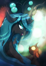 Size: 1358x1920 | Tagged: safe, artist:rariedash, queen chrysalis, changeling, changeling queen, female, mommy chrissy