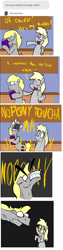 Size: 672x2656 | Tagged: safe, artist:tooneyd, derpy hooves, hugh jelly, pegasus, pony, ask, ask ditzy doo, comic, female, mare, siblings