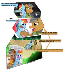 Size: 876x912 | Tagged: safe, artist:sneshneeorfa, derpibooru import, quibble pants, rainbow dash, pegasus, pony, stranger than fan fiction, body pillow, comic, funny, male, quibbledash, shipping, simple background, straight, transparent background