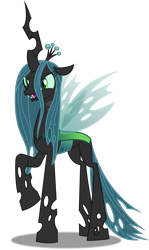 Size: 3000x5028 | Tagged: safe, artist:dashiesparkle, queen chrysalis, changeling, changeling queen, .svg available, simple background, solo, transparent background, vector