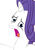 Size: 745x1053 | Tagged: safe, artist:flyinggrenade1, rarity, pony, unicorn, fear, scared, screaming