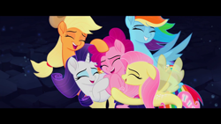 Size: 1920x1080 | Tagged: safe, derpibooru import, screencap, applejack, fluttershy, pinkie pie, rainbow dash, rarity, pony, seapony (g4), my little pony: the movie, official, seaponified, seapony applejack, seapony fluttershy, seapony pinkie pie, seapony rainbow dash, seapony rarity, species swap, underwater