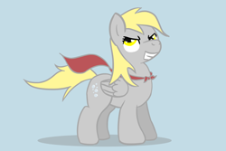 Size: 3000x2000 | Tagged: safe, artist:ritzin, derpy hooves, pegasus, pony, cape, clothes, female, high res, mare, solo